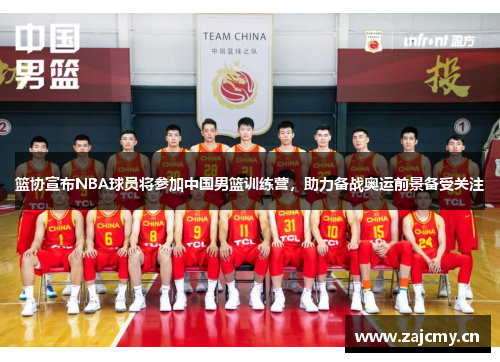 篮协宣布NBA球员将参加中国男篮训练营，助力备战奥运前景备受关注